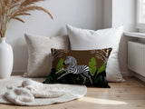 Asty Zebra Reversible Indoor/Outdoor Square Pillow