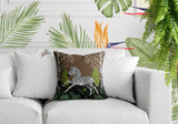 Asty Zebra Reversible Indoor/Outdoor Square Pillow