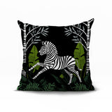 Asty Zebra Reversible Indoor/Outdoor Square Pillow
