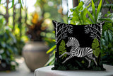 Asty Zebra Reversible Indoor/Outdoor Square Pillow