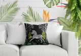 Asty Zebra Reversible Indoor/Outdoor Square Pillow
