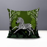 Asty Zebra Reversible Indoor/Outdoor Square Pillow