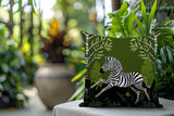 Asty Zebra Reversible Indoor/Outdoor Square Pillow