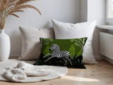 Asty Zebra Reversible Indoor/Outdoor Square Pillow