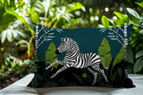 Asty Zebra Reversible Indoor/Outdoor Square Pillow