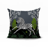 Asty Zebra Reversible Indoor/Outdoor Square Pillow