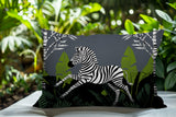 Asty Zebra Reversible Indoor/Outdoor Square Pillow