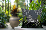 Asty Zebra Reversible Indoor/Outdoor Square Pillow