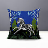 Asty Zebra Reversible Indoor/Outdoor Square Pillow