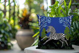 Asty Zebra Reversible Indoor/Outdoor Square Pillow