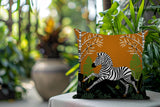 Asty Zebra Reversible Indoor/Outdoor Square Pillow