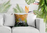 Asty Zebra Reversible Indoor/Outdoor Square Pillow