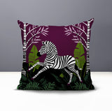 Asty Zebra Reversible Indoor/Outdoor Square Pillow