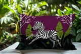 Asty Zebra Reversible Indoor/Outdoor Square Pillow