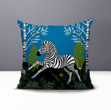 Asty Zebra Reversible Indoor/Outdoor Square Pillow