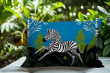 Asty Zebra Reversible Indoor/Outdoor Square Pillow