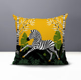 Asty Zebra Reversible Indoor/Outdoor Square Pillow