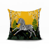 Asty Zebra Reversible Indoor/Outdoor Square Pillow