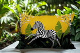 Asty Zebra Reversible Indoor/Outdoor Square Pillow