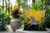 Asty Zebra Reversible Indoor/Outdoor Square Pillow