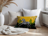 Asty Zebra Reversible Indoor/Outdoor Square Pillow
