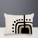 Atan Abstract Reversible Indoor/Outdoor Rectangular Pillow
