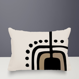 Atan Abstract Reversible Indoor/Outdoor Rectangular Pillow