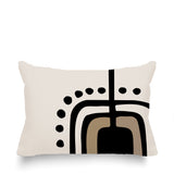 Atan Abstract Reversible Indoor/Outdoor Rectangular Pillow