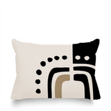 Atan Abstract Reversible Indoor/Outdoor Rectangular Pillow