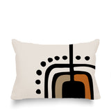 Atan Abstract Reversible Indoor/Outdoor Rectangular Pillow