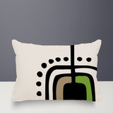Atan Abstract Reversible Indoor/Outdoor Rectangular Pillow