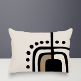 Atan Abstract Reversible Indoor/Outdoor Rectangular Pillow