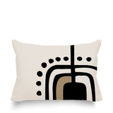 Atan Abstract Reversible Indoor/Outdoor Rectangular Pillow