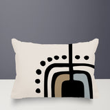 Atan Abstract Reversible Indoor/Outdoor Rectangular Pillow