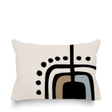 Atan Abstract Reversible Indoor/Outdoor Rectangular Pillow