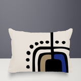 Atan Abstract Reversible Indoor/Outdoor Rectangular Pillow