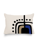 Atan Abstract Reversible Indoor/Outdoor Rectangular Pillow