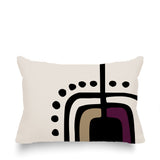 Atan Abstract Reversible Indoor/Outdoor Rectangular Pillow