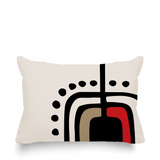 Atan Abstract Reversible Indoor/Outdoor Rectangular Pillow