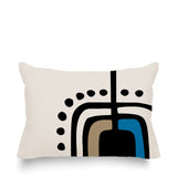 Atan Abstract Reversible Indoor/Outdoor Rectangular Pillow