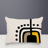 Atan Abstract Reversible Indoor/Outdoor Rectangular Pillow