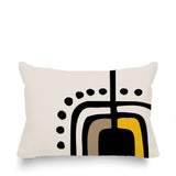 Atan Abstract Reversible Indoor/Outdoor Rectangular Pillow