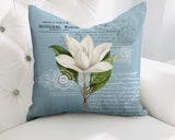 Aurelie Floral Reversible Indoor/Outdoor Square Pillow