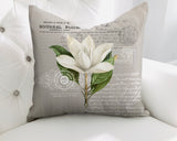 Aurelie Floral Reversible Indoor/Outdoor Square Pillow
