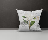 Aurelie Floral Reversible Indoor/Outdoor Square Pillow