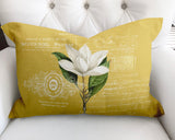 Aurelie Floral Reversible Indoor/Outdoor Rectangular Pillow