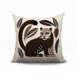 Ayra Leopard Reversible Indoor/Outdoor Square Pillow