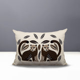 Ayra Leopard Reversible Indoor/Outdoor Lumbar Pillow