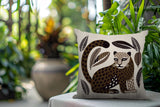 Ayra Leopard Reversible Indoor/Outdoor Lumbar Pillow