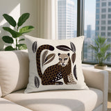 Ayra Leopard Reversible Indoor/Outdoor Lumbar Pillow